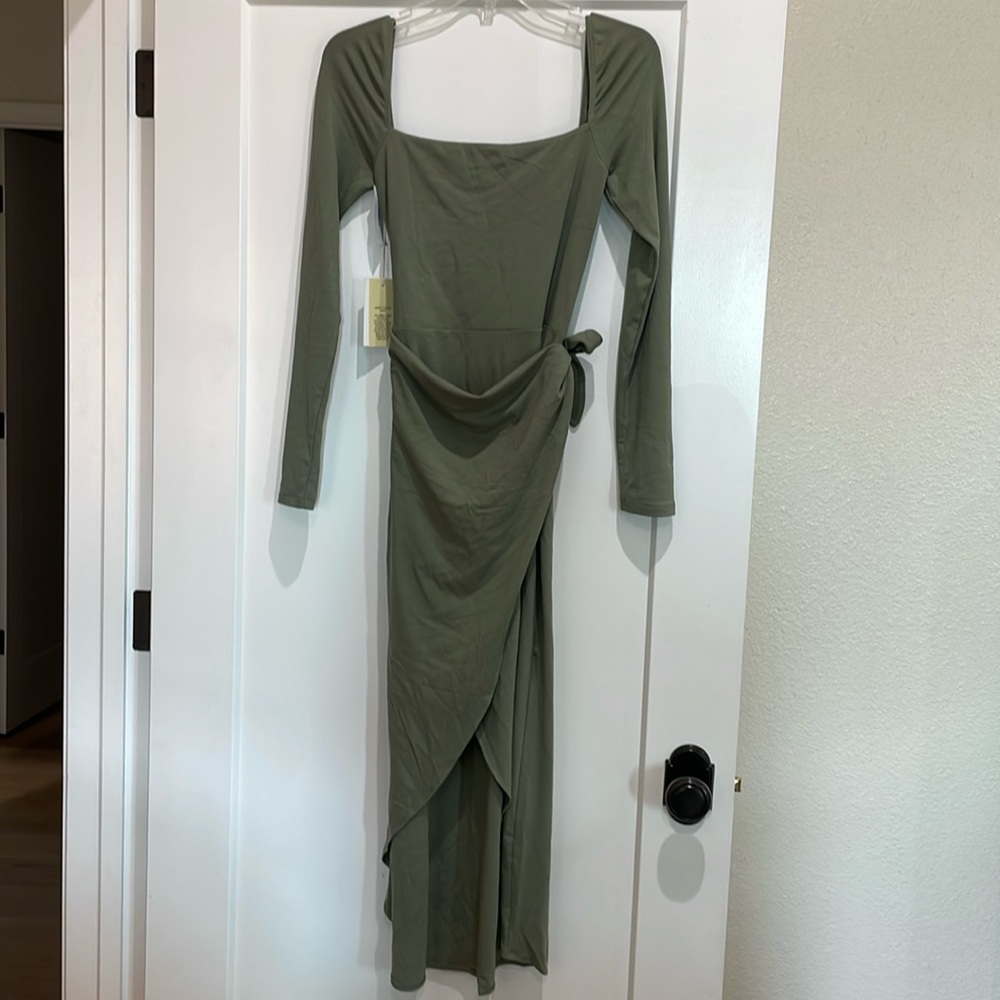 Artzia Wilfred Saturn wrap dress NWT